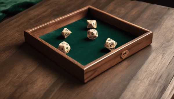 Un accessoire de jeu étonnant : piste de dés portable pour tous vos lancés